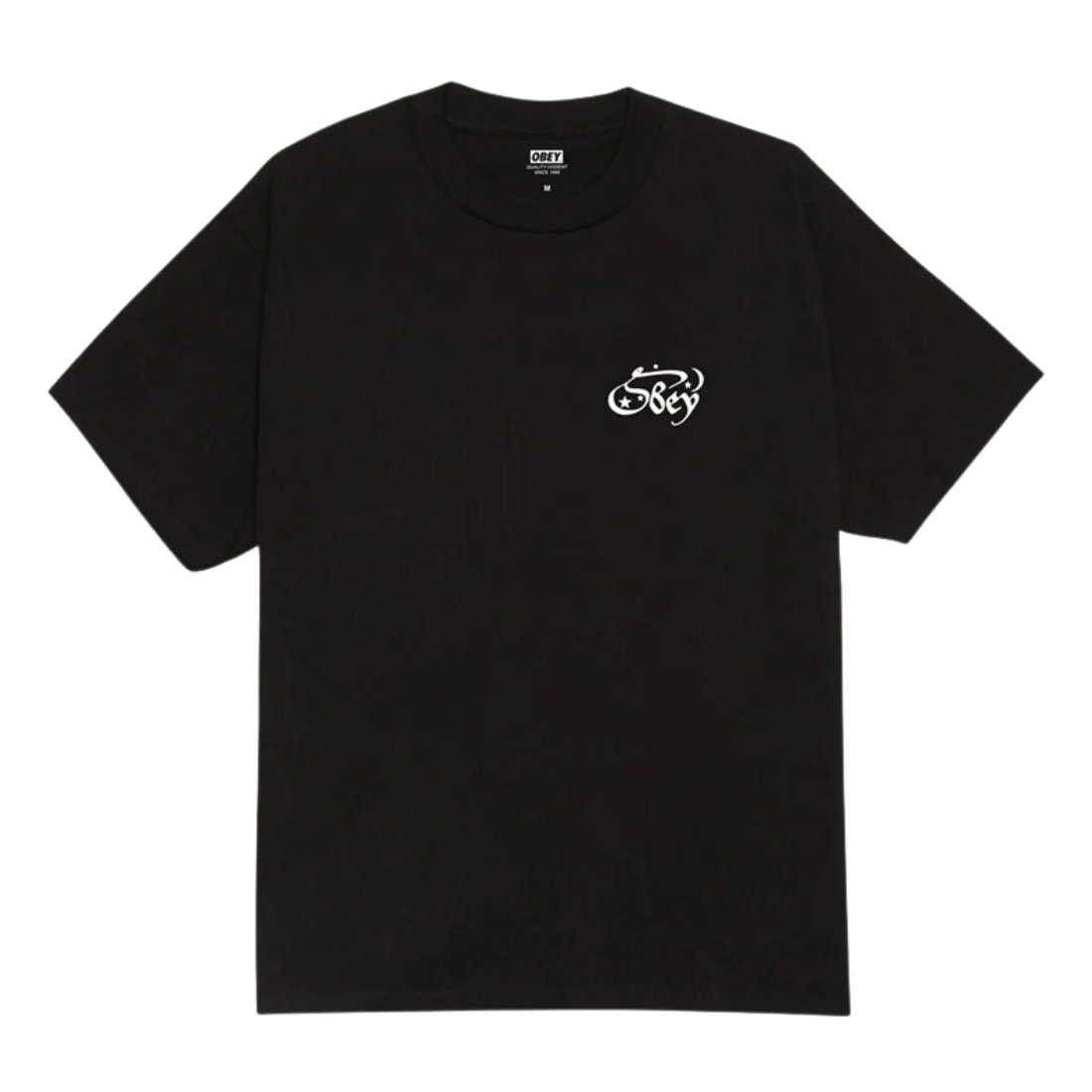 Obey Moon &amp; Stars T-Shirt - Black - Mens Graphic T-Shirt by Obey