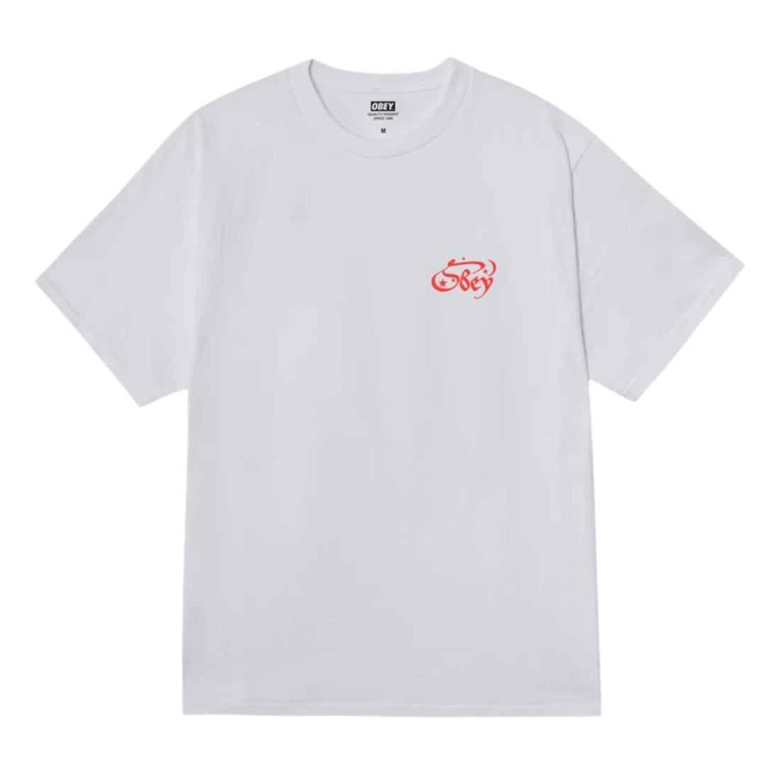 Obey Moon &amp; Stars T-Shirt - White - Mens Graphic T-Shirt by Obey
