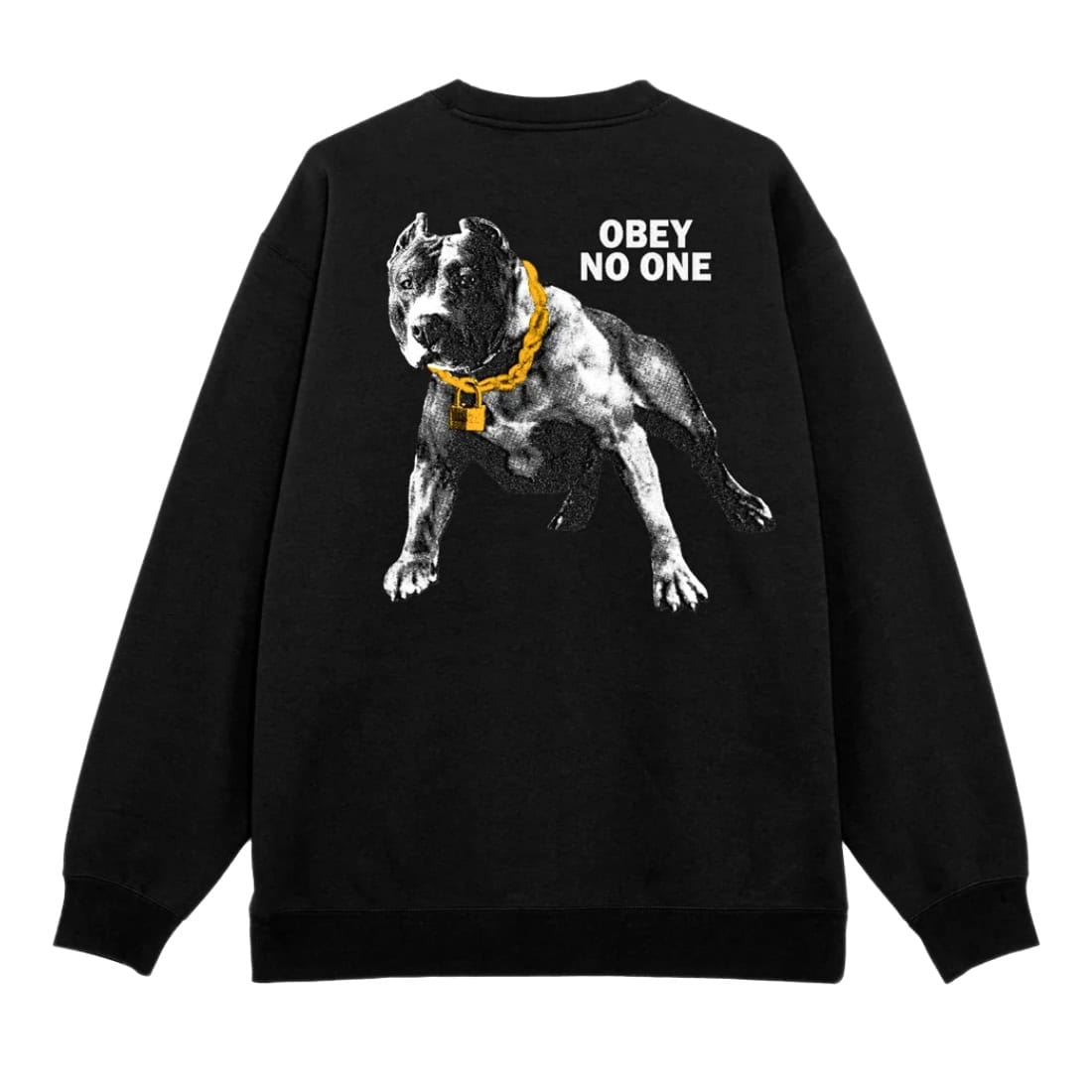 Obey No One Premium Crew Sweater - Black