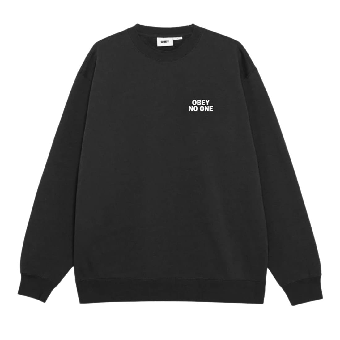 Obey No One Premium Crew Sweater - Black