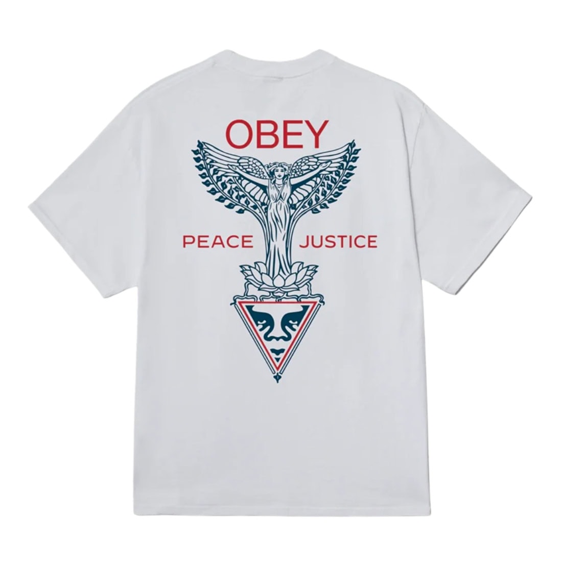 Obey Nouveau Angel T-Shirt - White - Mens Graphic T-Shirt by Obey