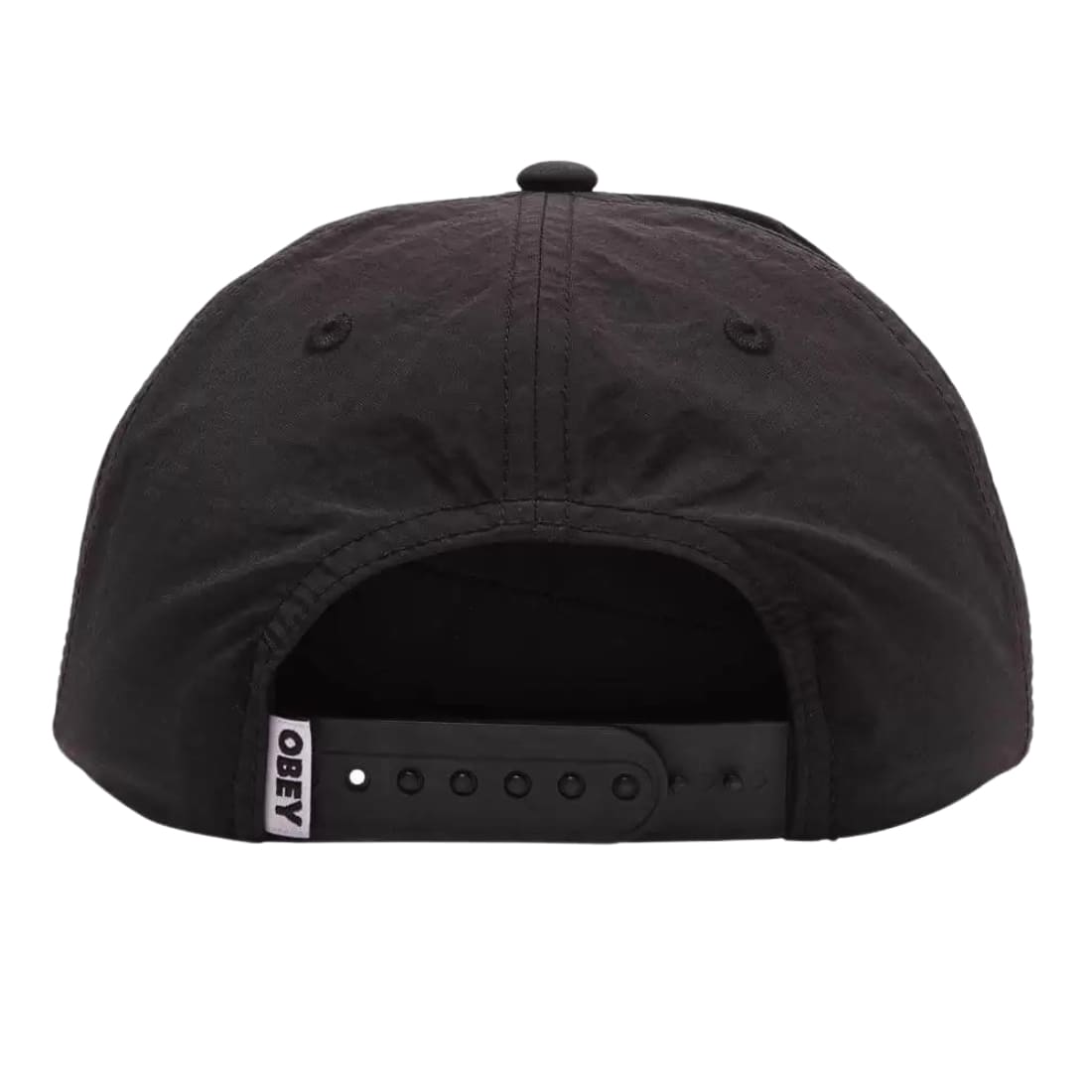 Obey Offline 5 Panel Snapback - Black - Snapback Cap by Obey One Size