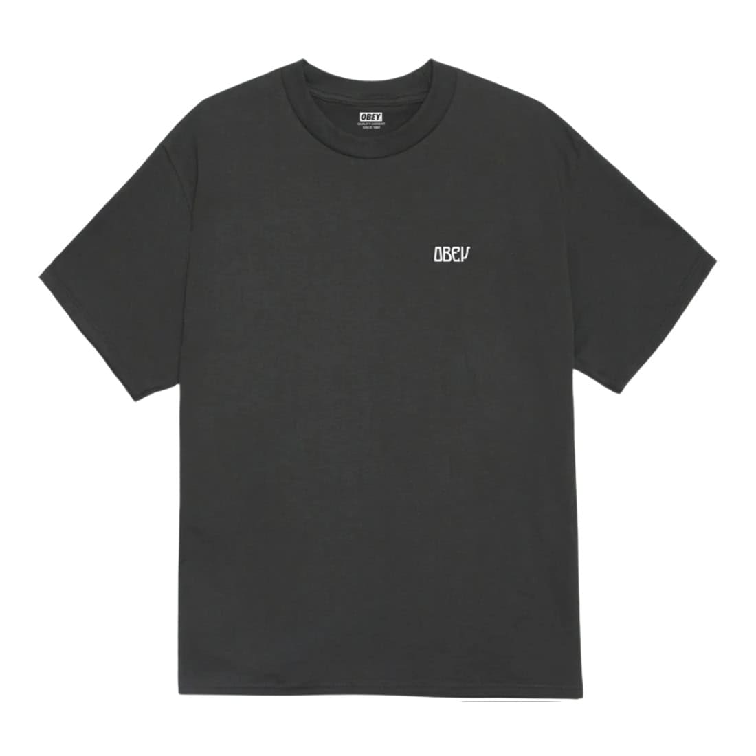 Obey Peace Now Butterflies T-Shirt - Vintage Black - Mens Graphic T-Shirt by Obey