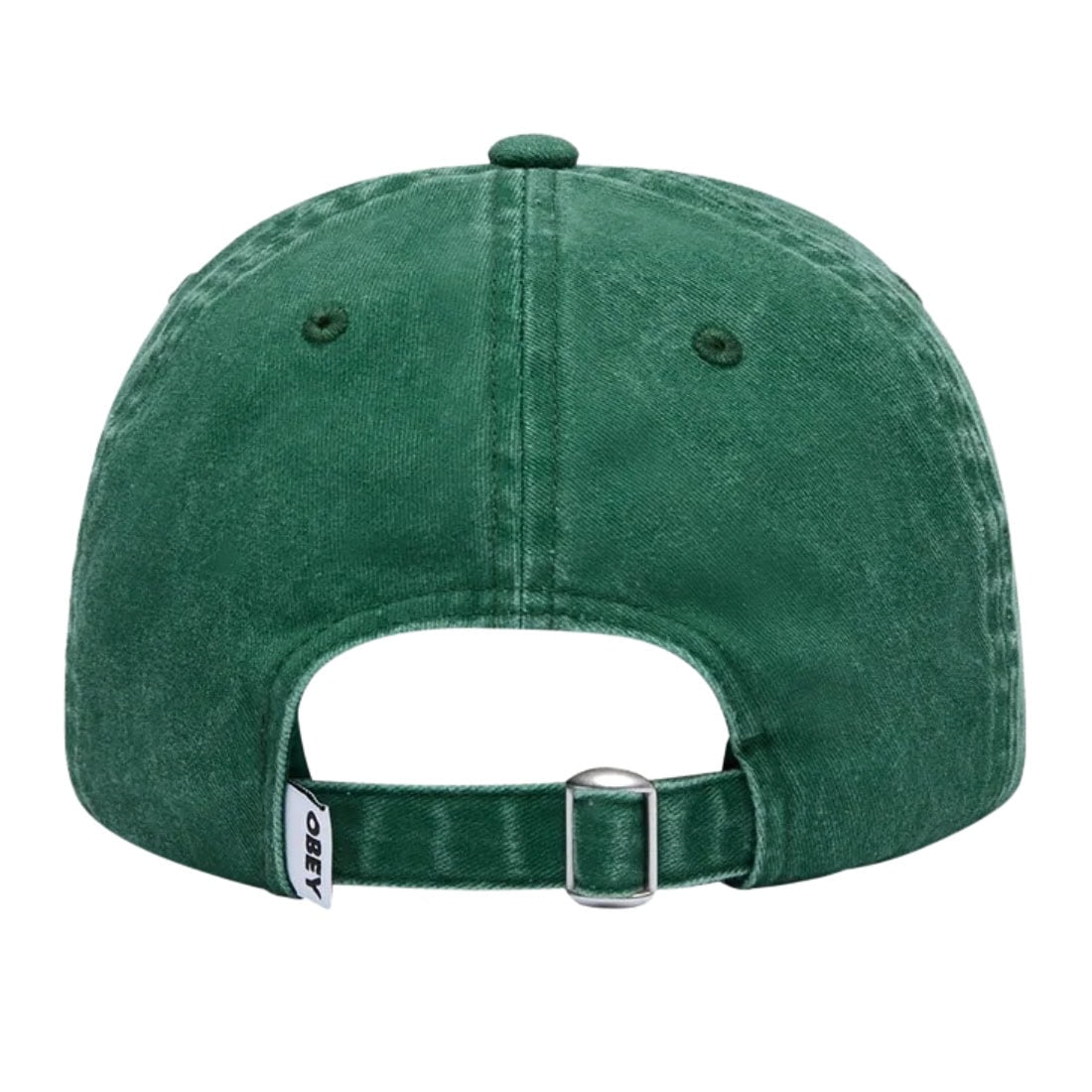 Obey Pigment Outline Delta 6 Panel Strapback - Pigment Pine - Strapback Cap by Obey One Size