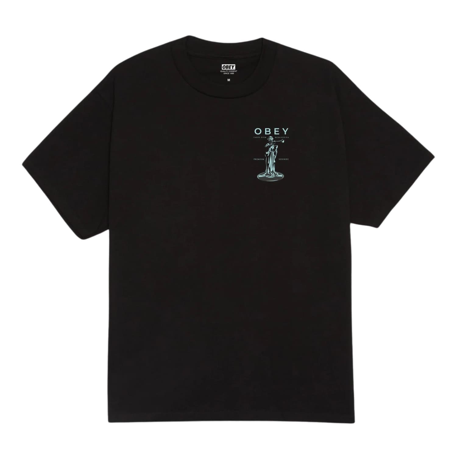 Obey Premium Sounds T-Shirt - Black - Mens Graphic T-Shirt by Obey