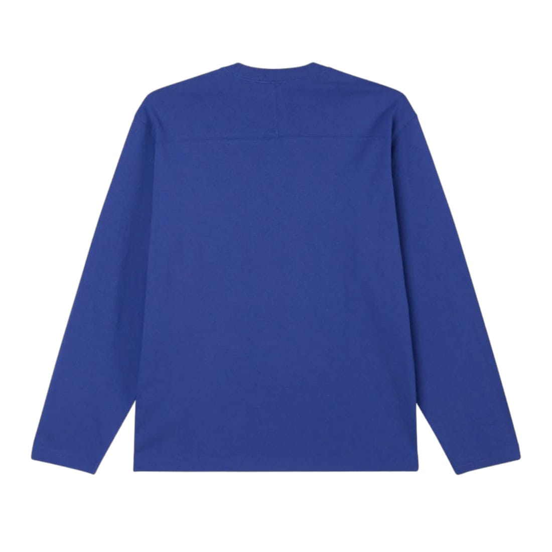 Obey Routine Longsleeve T-Shirt - Dazzling Blue - Mens Plain T-Shirt by Obey