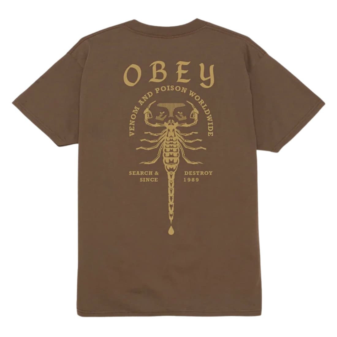 Obey Scorpion T-Shirt - Silt - Mens Graphic T-Shirt by Obey