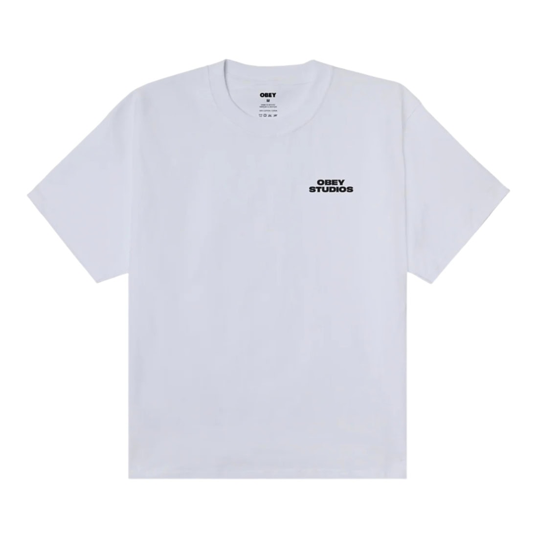 Obey Sky Face T-Shirt - White - Mens Graphic T-Shirt by Obey