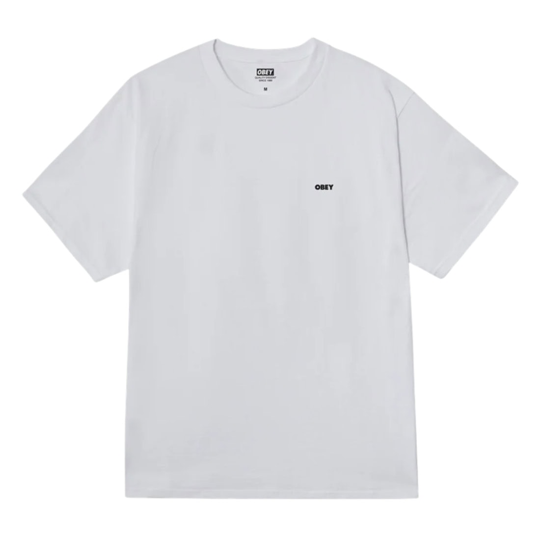 Obey Sound &amp; Resistance Bird T-Shirt - White - Mens Graphic T-Shirt by Obey