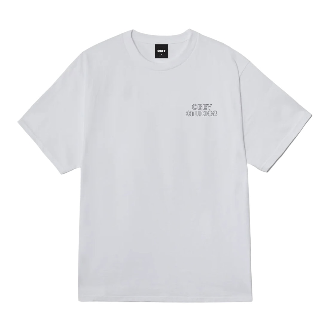 Obey Spectrum T-Shirt - White - Mens Graphic T-Shirt by Obey