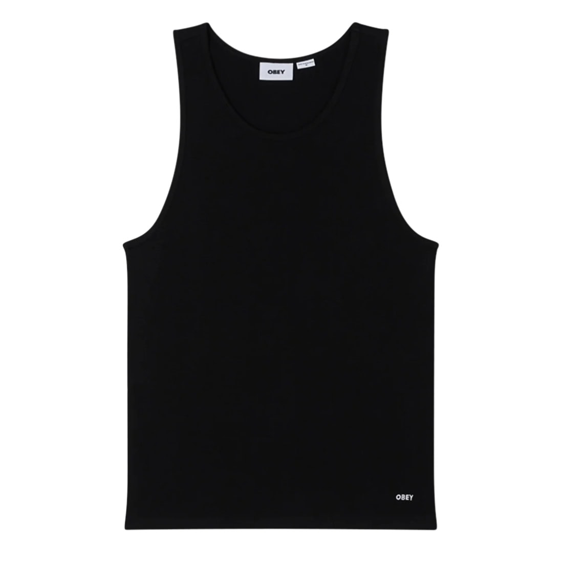 Obey Standard Rib Tank Top Vest - Black - Mens Skate Brand Vest/Tank Top by Obey