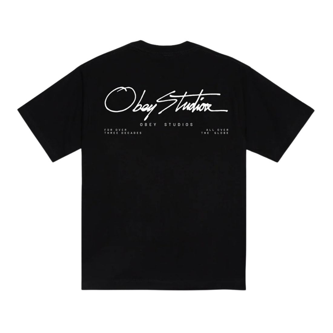 Obey Studios 3 Decades T-Shirt - Black - Mens Graphic T-Shirt by Obey