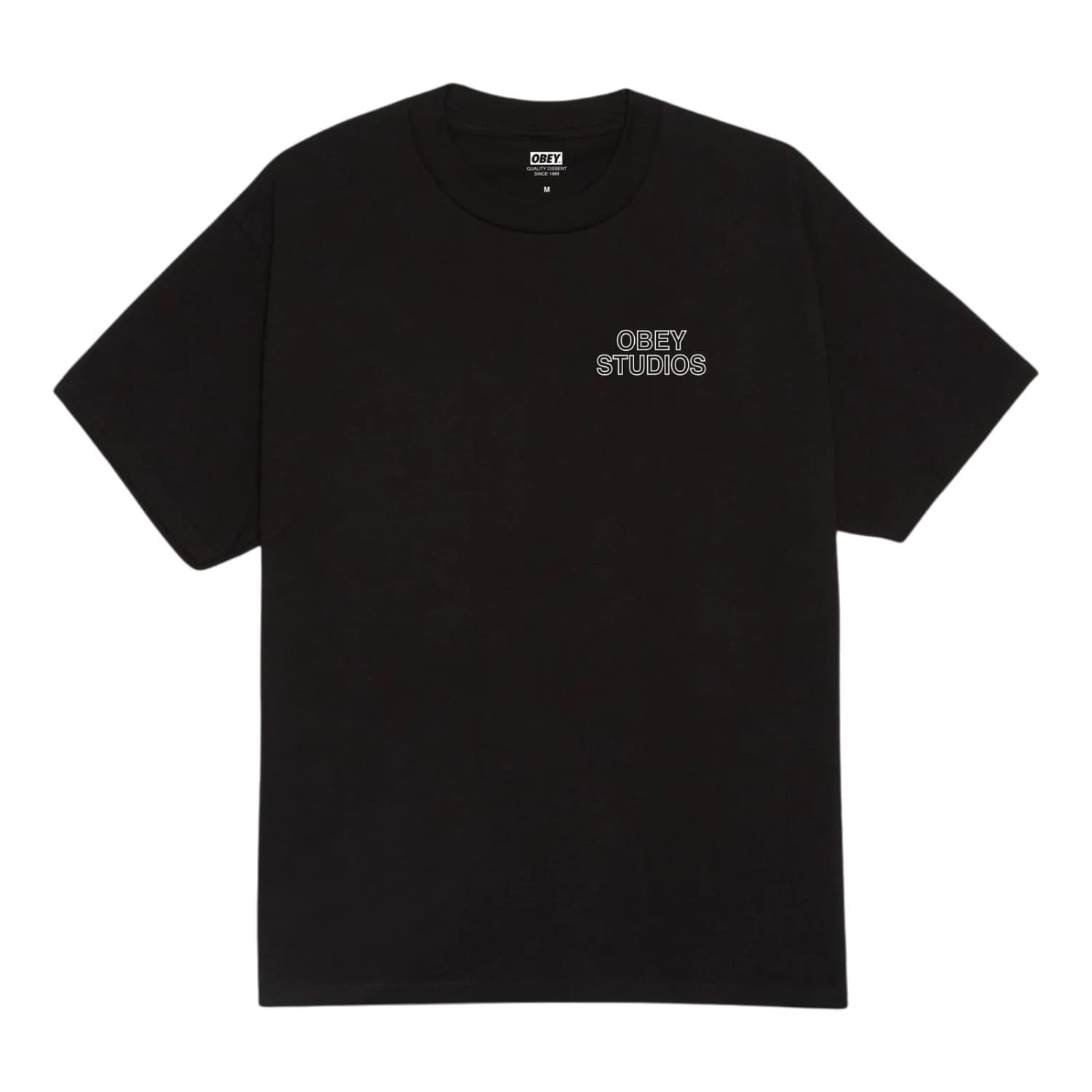 Obey Studios Palette T-Shirt - Black - Mens Graphic T-Shirt by Obey