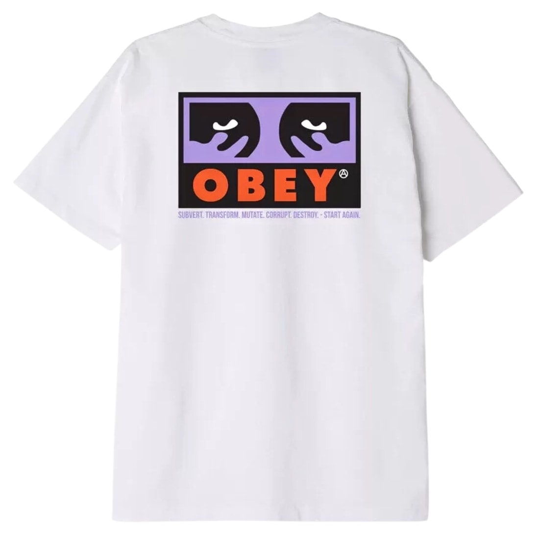 Obey Subvert T-Shirt - White - Mens Graphic T-Shirt by Obey