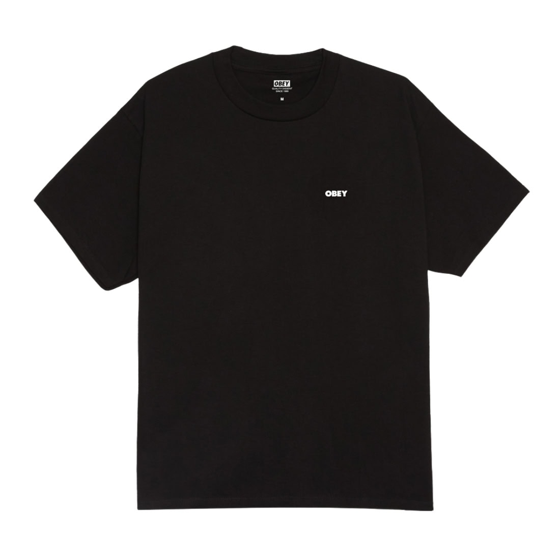 Obey The Medium Is The Message T-Shirt - Black - Mens Graphic T-Shirt by OBEY