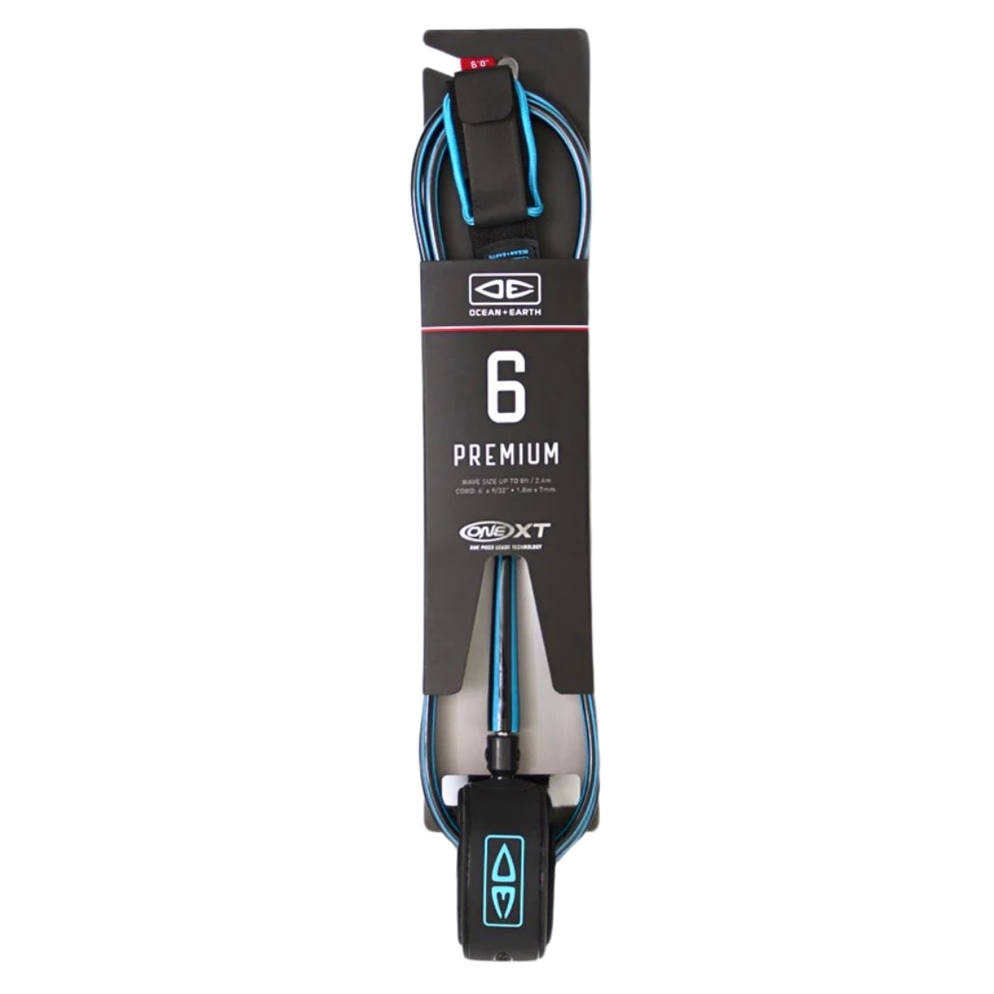 Ocean And Earth 6Ft Premium Xt Surfboard Leash - Blue - 6ft Surfboard Leash by Ocean and Earth 6ft