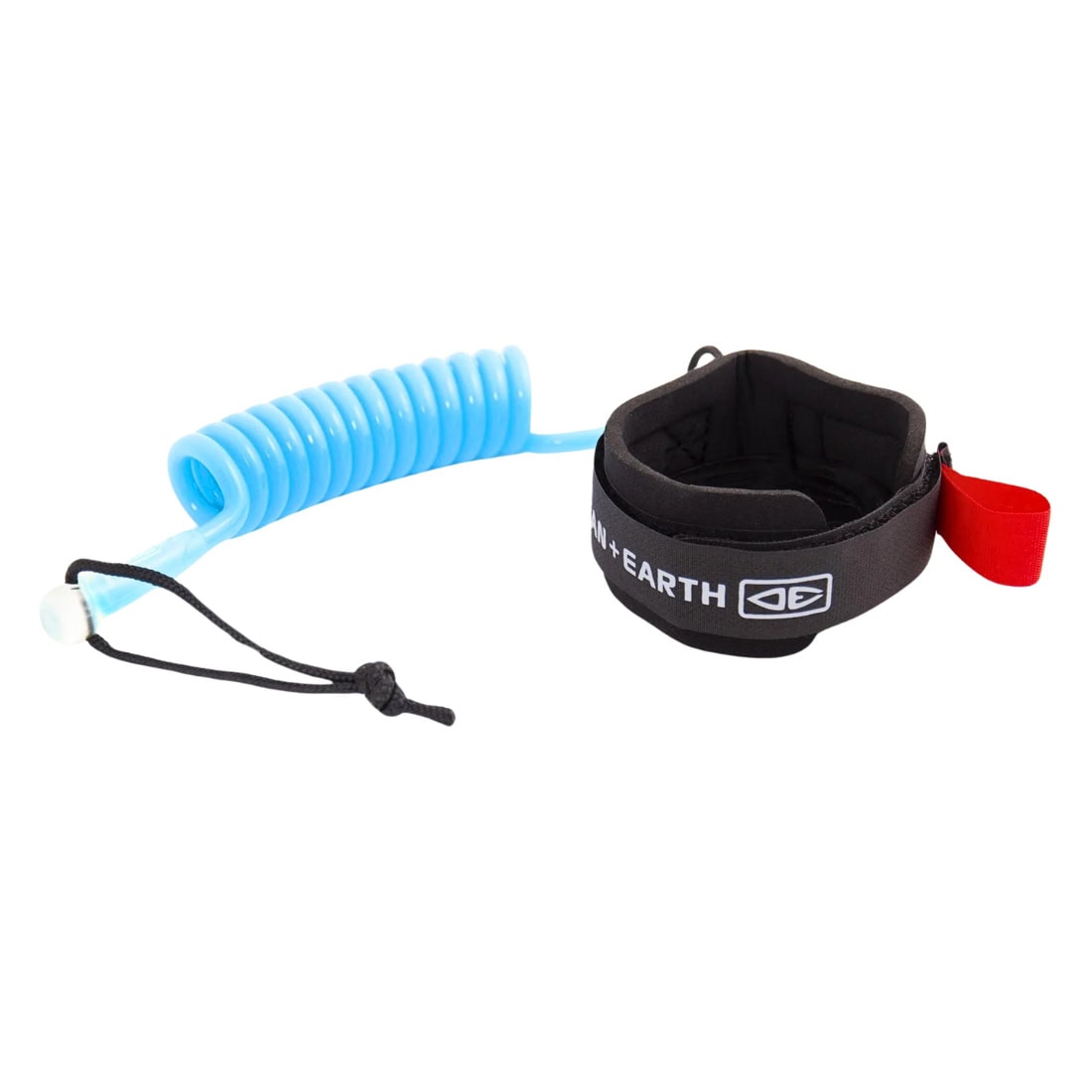 Ocean And Earth Basic Coiled Wrist Bodyboard Leash - Blue - Bodyboard Leash by Ocean and Earth One Size