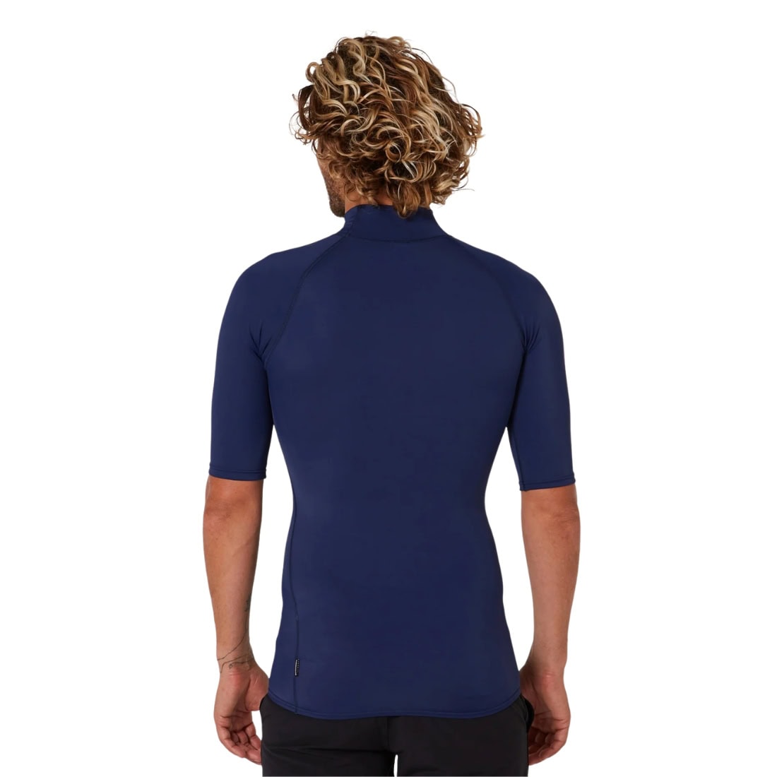 Ocean and Earth Mens Script Short Sleeve Rash Vest - Midnight Ink - Mens UV Rash Vest by Ocean and Earth