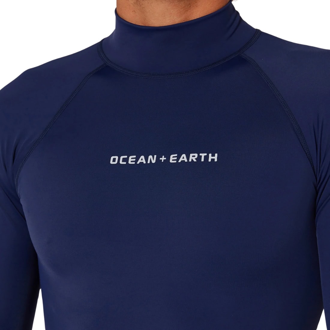 Ocean and Earth Mens Script Short Sleeve Rash Vest - Midnight Ink - Mens UV Rash Vest by Ocean and Earth