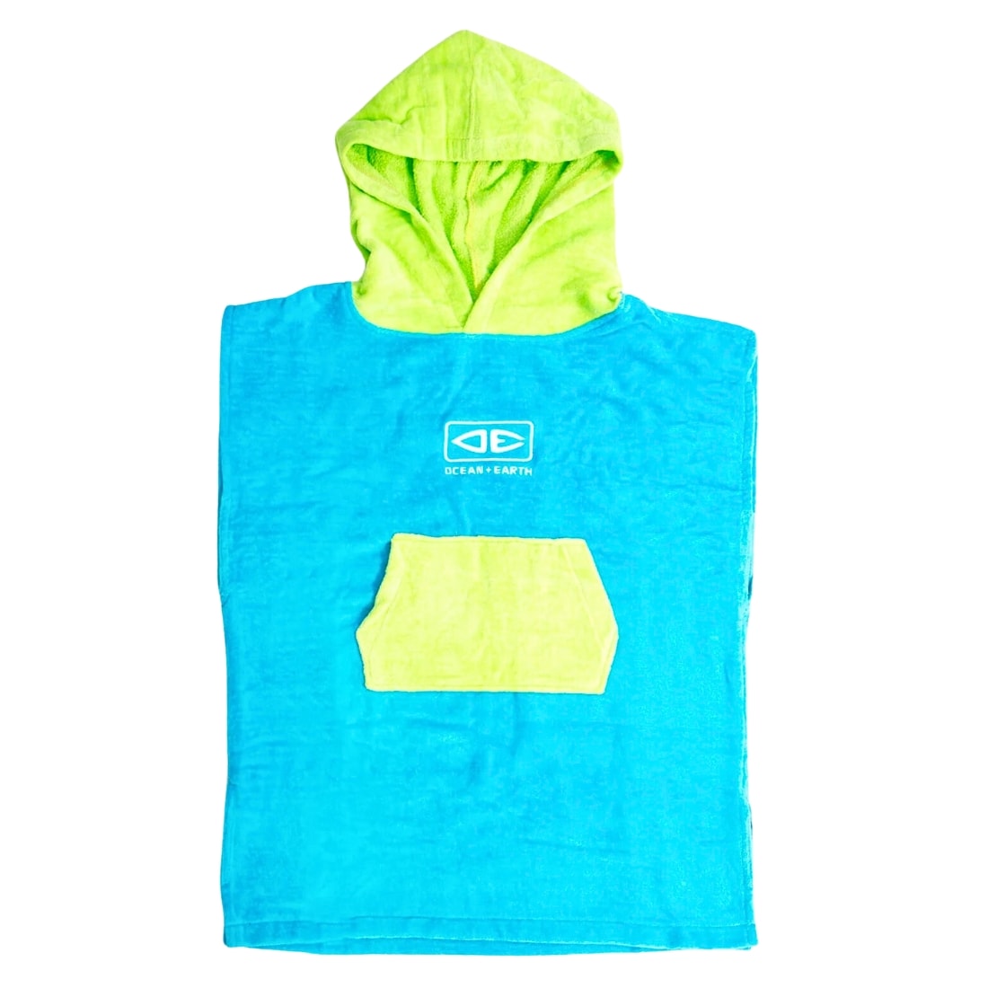 Ocean And Earth Toddlers Hooded Poncho Towel - Blue