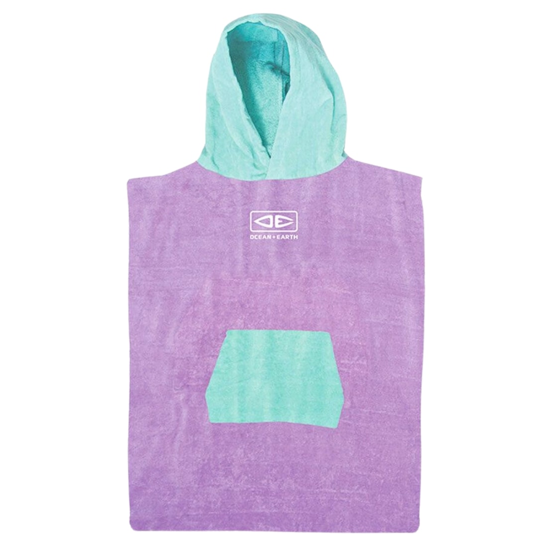 Ocean And Earth Toddlers Hooded Poncho Towel - Violet - Changing Robe Poncho Towel by Ocean and Earth Toddlers (70cm)