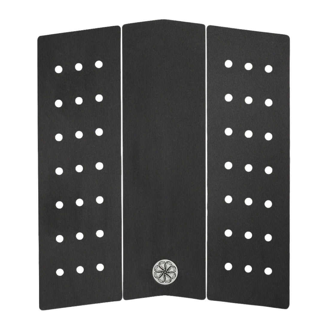 Octopus Front Deck II Traction Pad - Black - Full Traction/Front Foot Surfboard Pad by Octopus