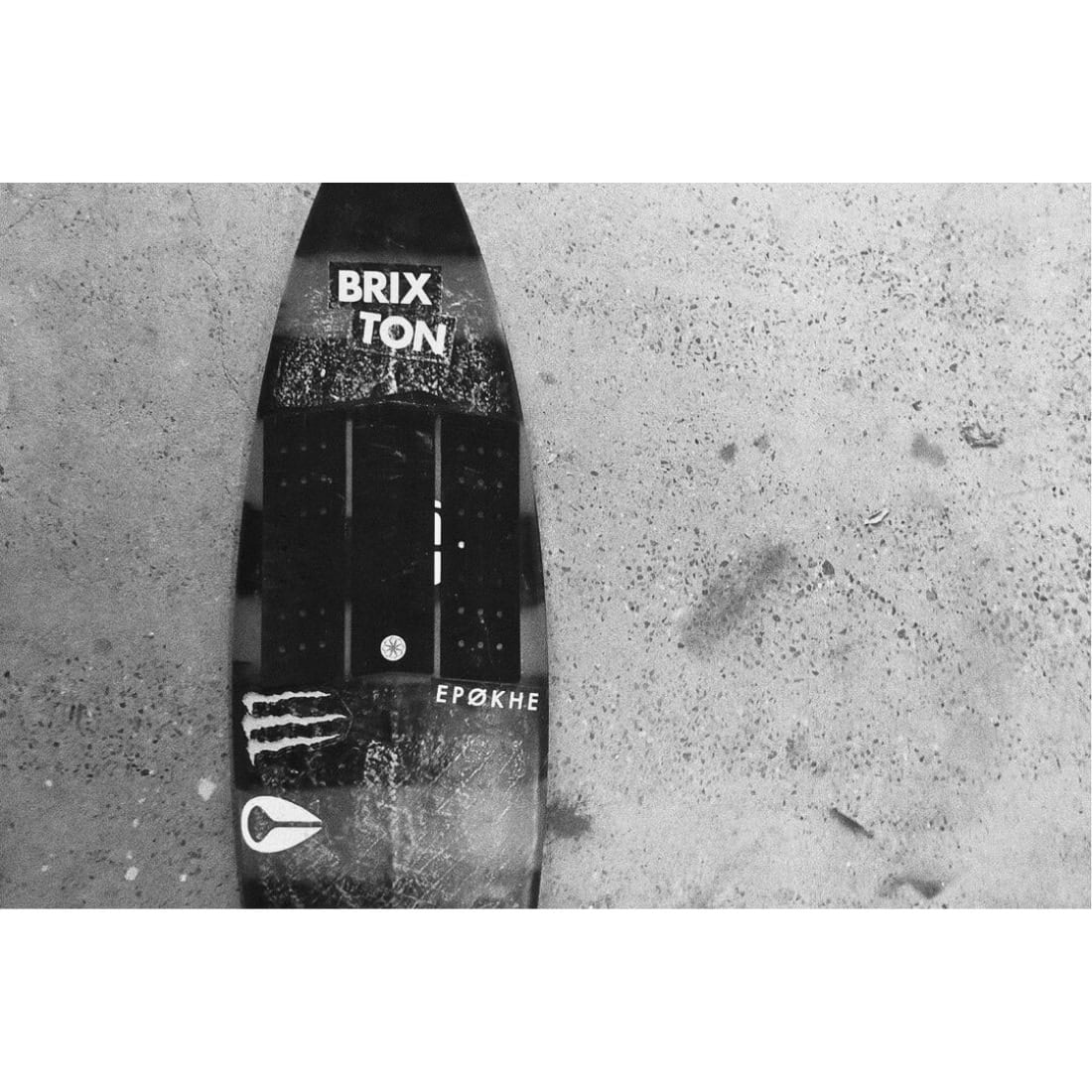 Octopus Front Deck II Traction Pad - Black - Full Traction/Front Foot Surfboard Pad by Octopus