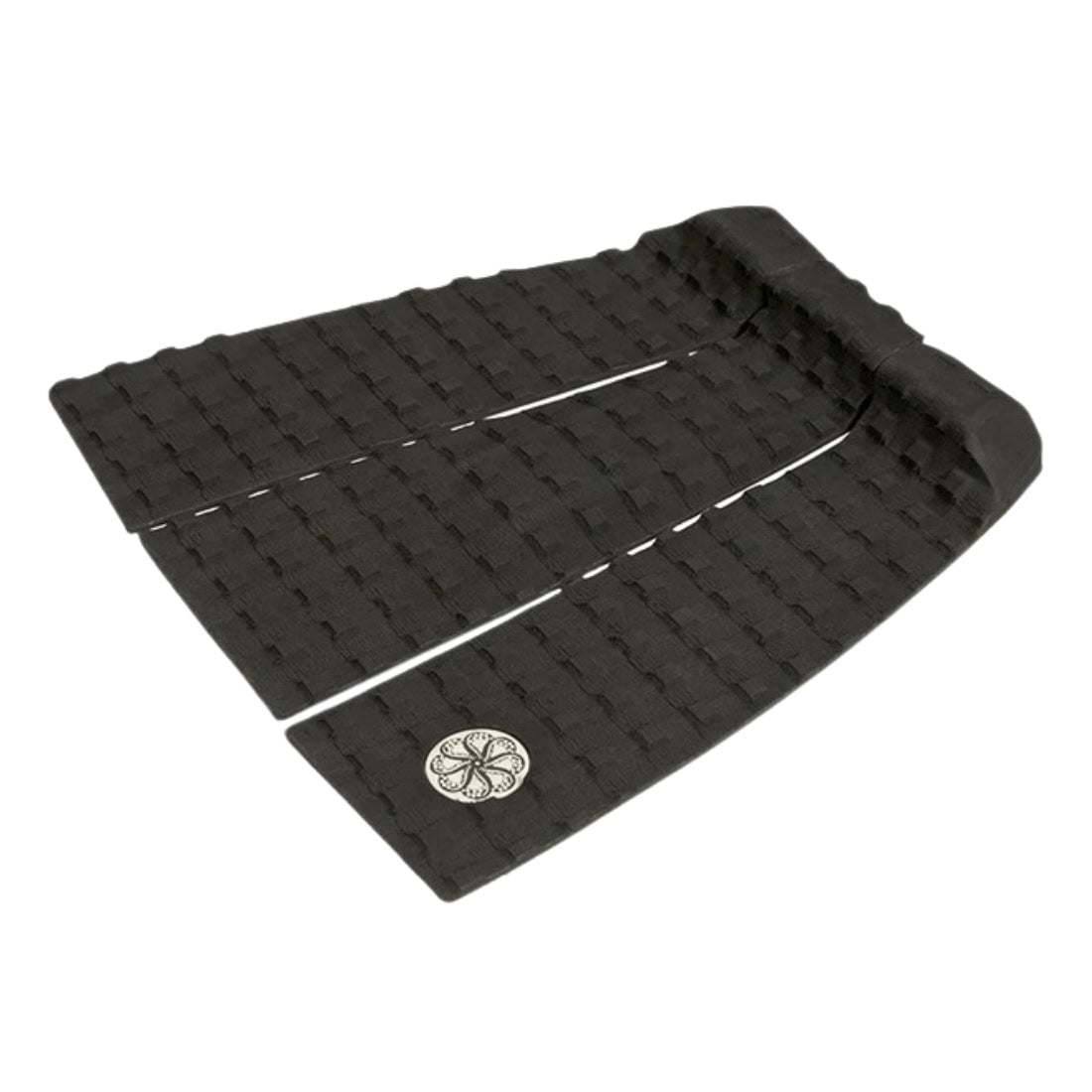 Octopus J Wide Surfboard Tail Pad - Black - 3 Piece Tail Pad by Octopus