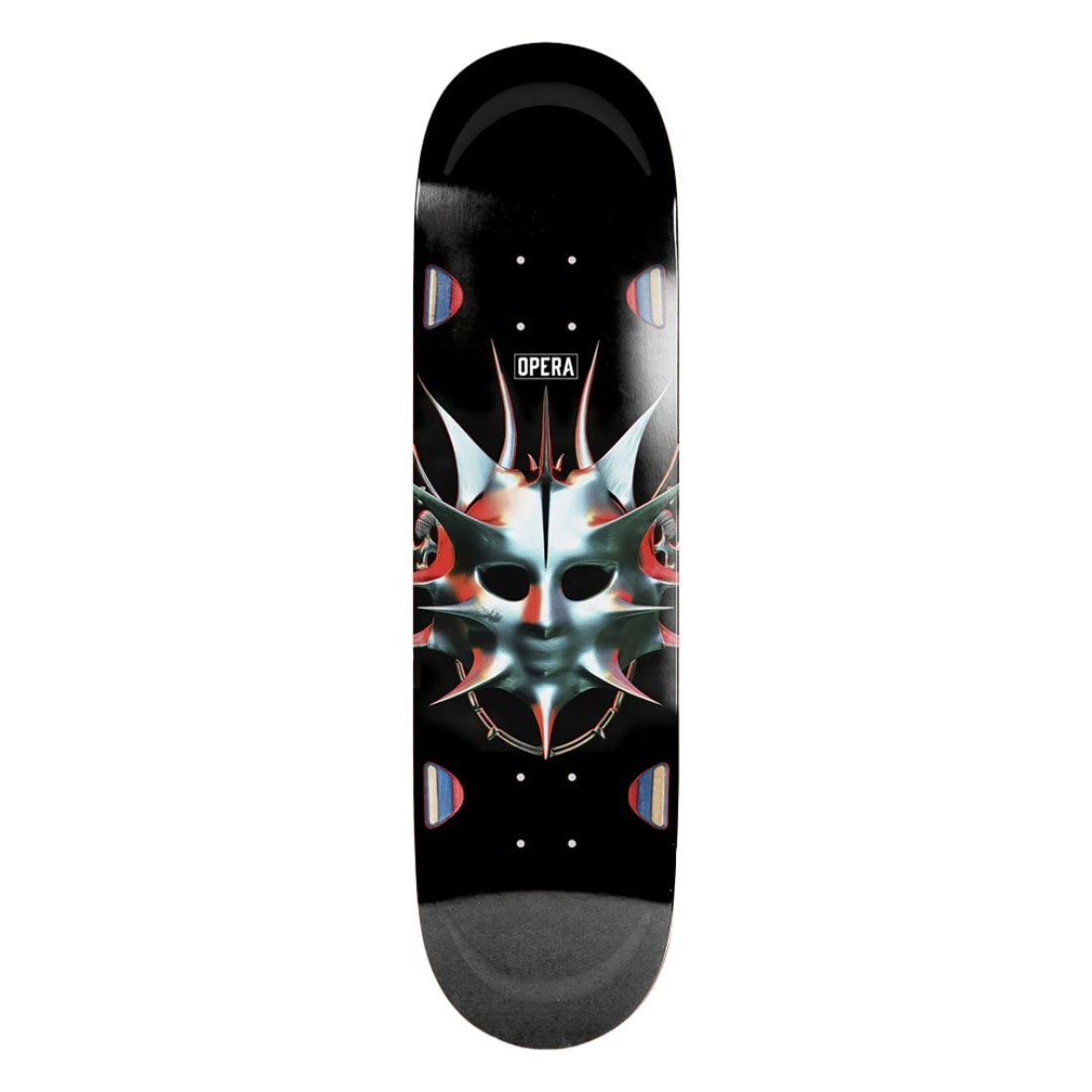 Opera 8.5 Spike Deck - Black - Skateboard Deck by Opera 8.5 inch