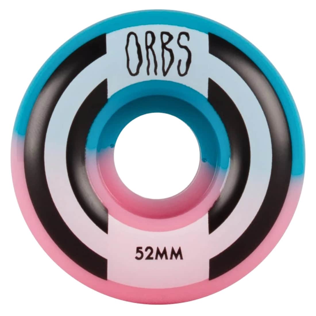 Orbs 52mm Apparitions Splits Round 99A Wheels - Pink/Blue - Skateboard Wheels by Orbs 52mm