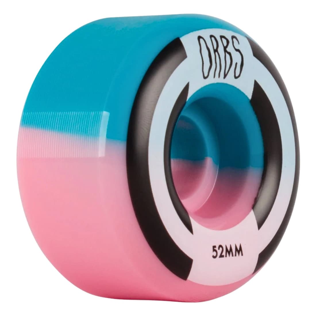 Orbs 52mm Apparitions Splits Round 99A Wheels - Pink/Blue - Skateboard Wheels by Orbs 52mm