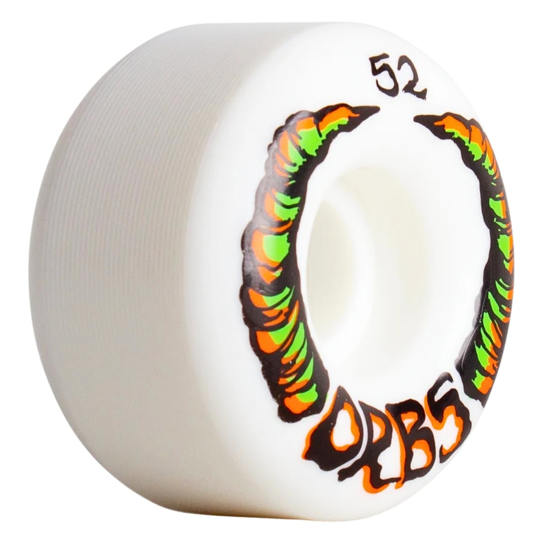 Orbs 52mm Apparitions Round 99A Skateboard Wheels - White - Skateboard Wheels by Orbs 52mm