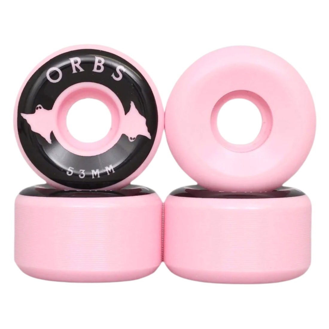 Orbs 53mm Specters Solid Conical 99A Wheels - Light Pink - Skateboard Wheels by Orbs 53mm