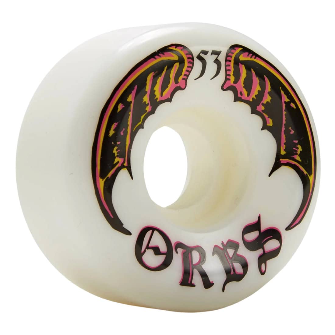 Orbs 53mm Specters Conical 99A Skateboard Wheels - White - Skateboard Wheels by Orbs 53mm