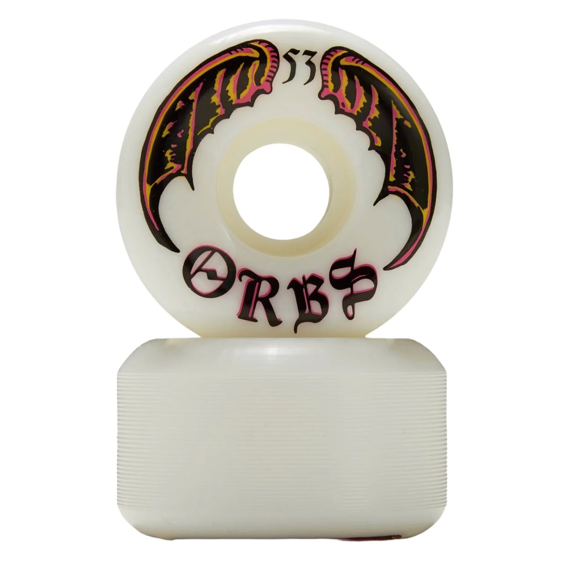 Orbs 53mm Specters Conical 99A Skateboard Wheels - White - Skateboard Wheels by Orbs 53mm