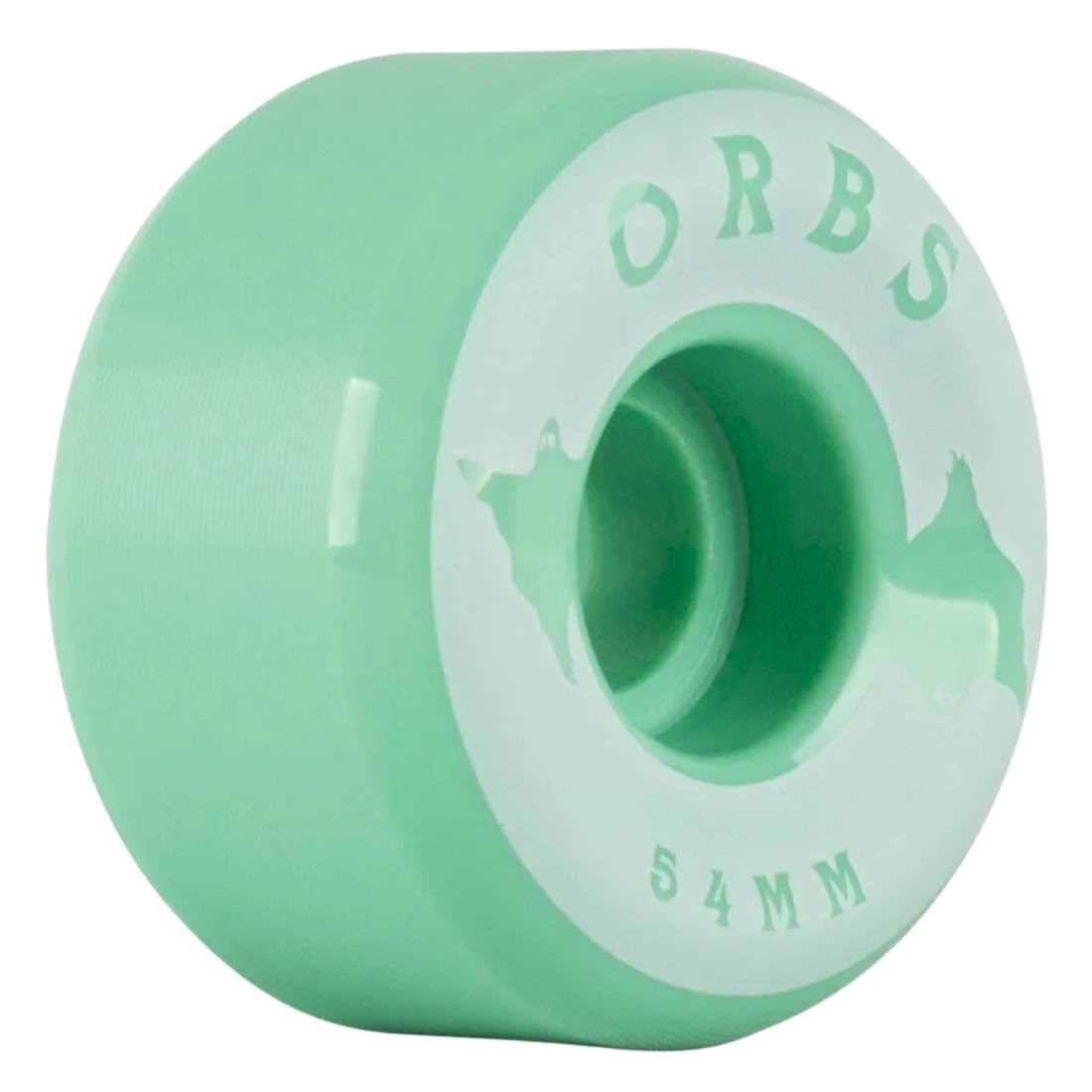 Orbs 54mm Specters Solid Conical 99A Wheels - Mint - Skateboard Wheels by Orbs 54mm