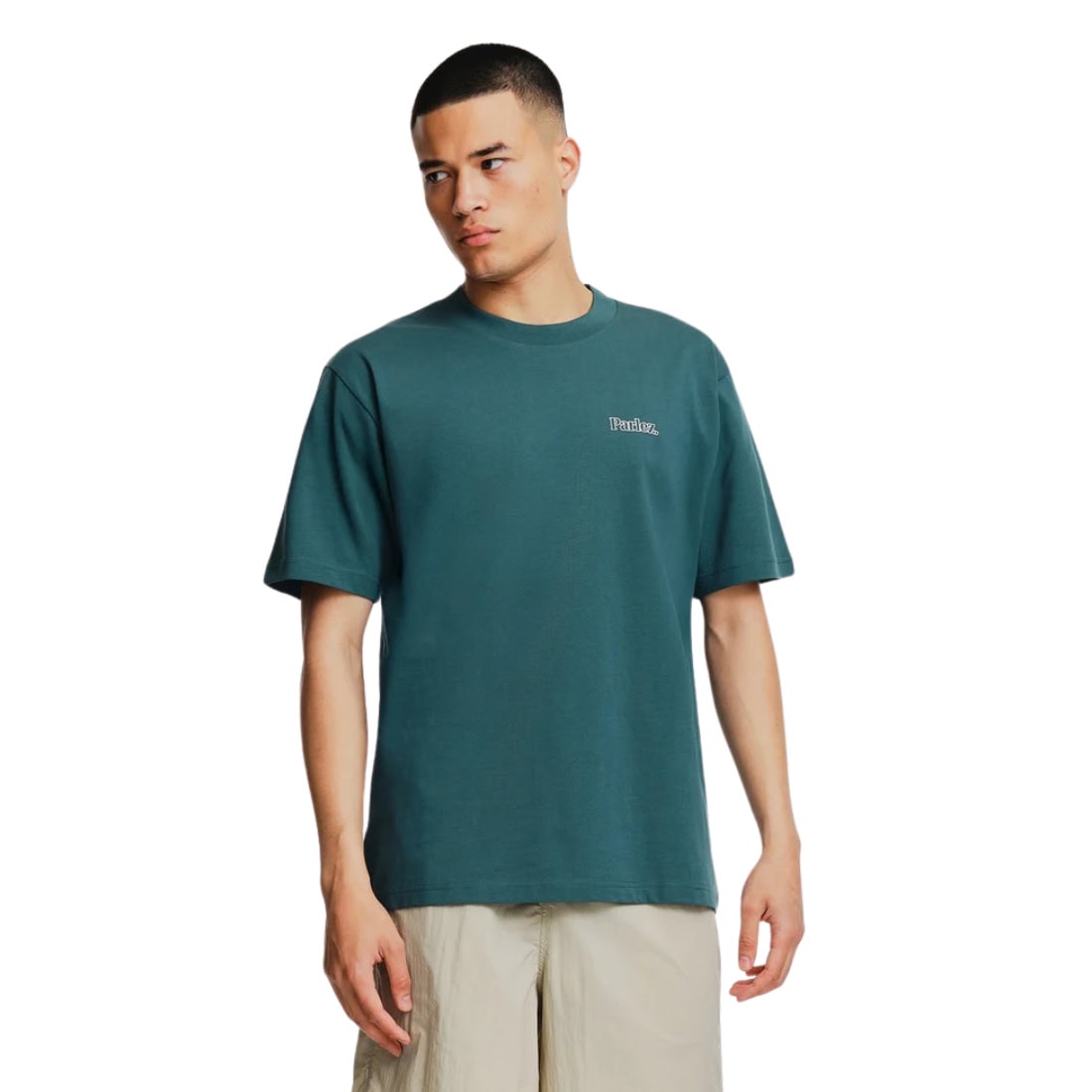 Parlez Altimas T-Shirt - Pacific Green - Mens Graphic T-Shirt by Parlez