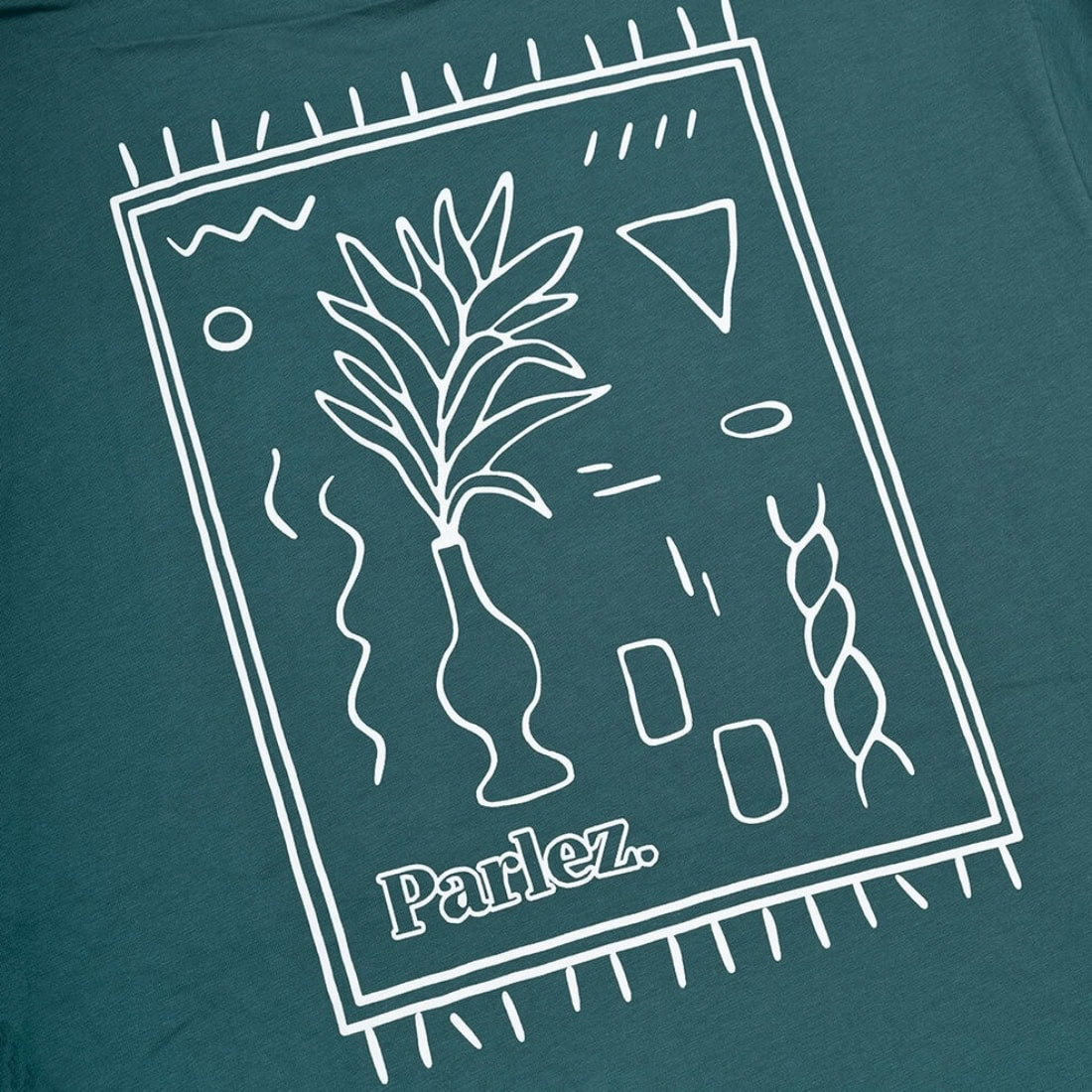 Parlez Altimas T-Shirt - Pacific Green - Mens Graphic T-Shirt by Parlez