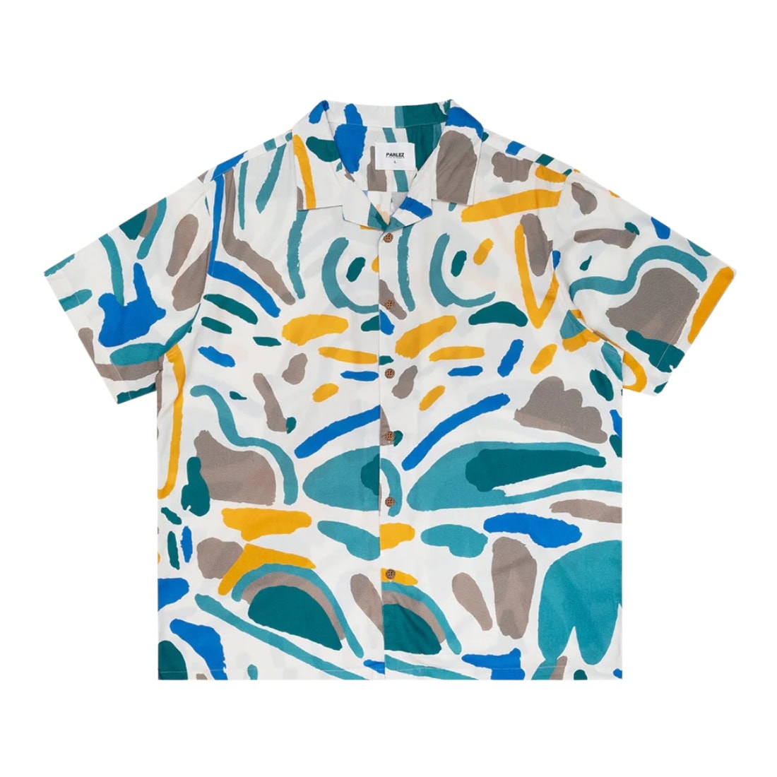 Parlez Antigua Shirt - Multi - Mens Casual Shirt by Parlez