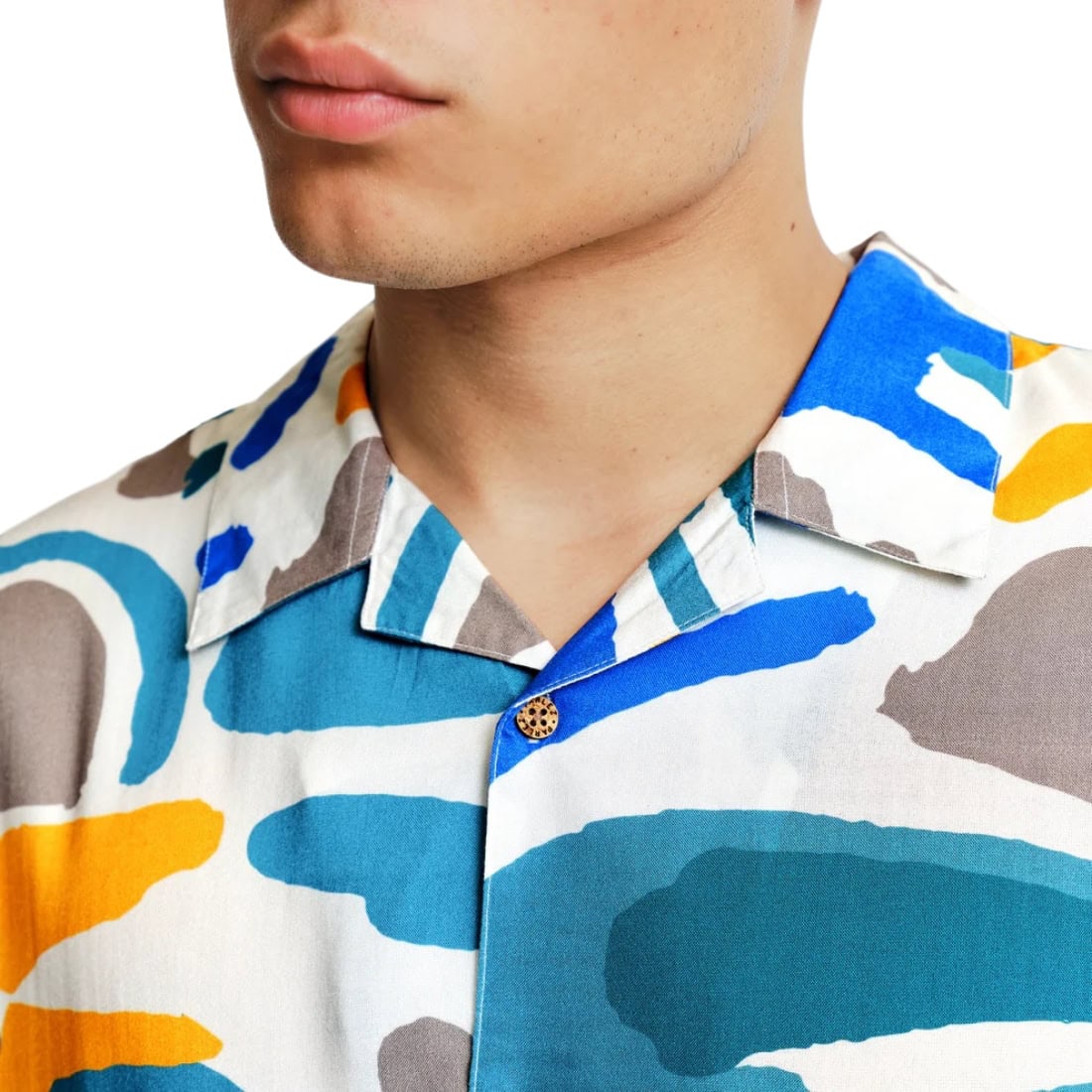 Parlez Antigua Shirt - Multi - Mens Casual Shirt by Parlez