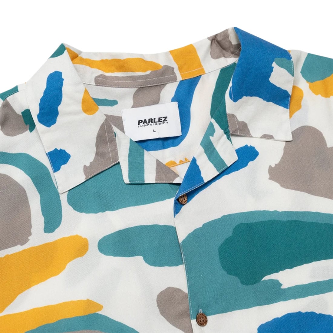 Parlez Antigua Shirt - Multi - Mens Casual Shirt by Parlez