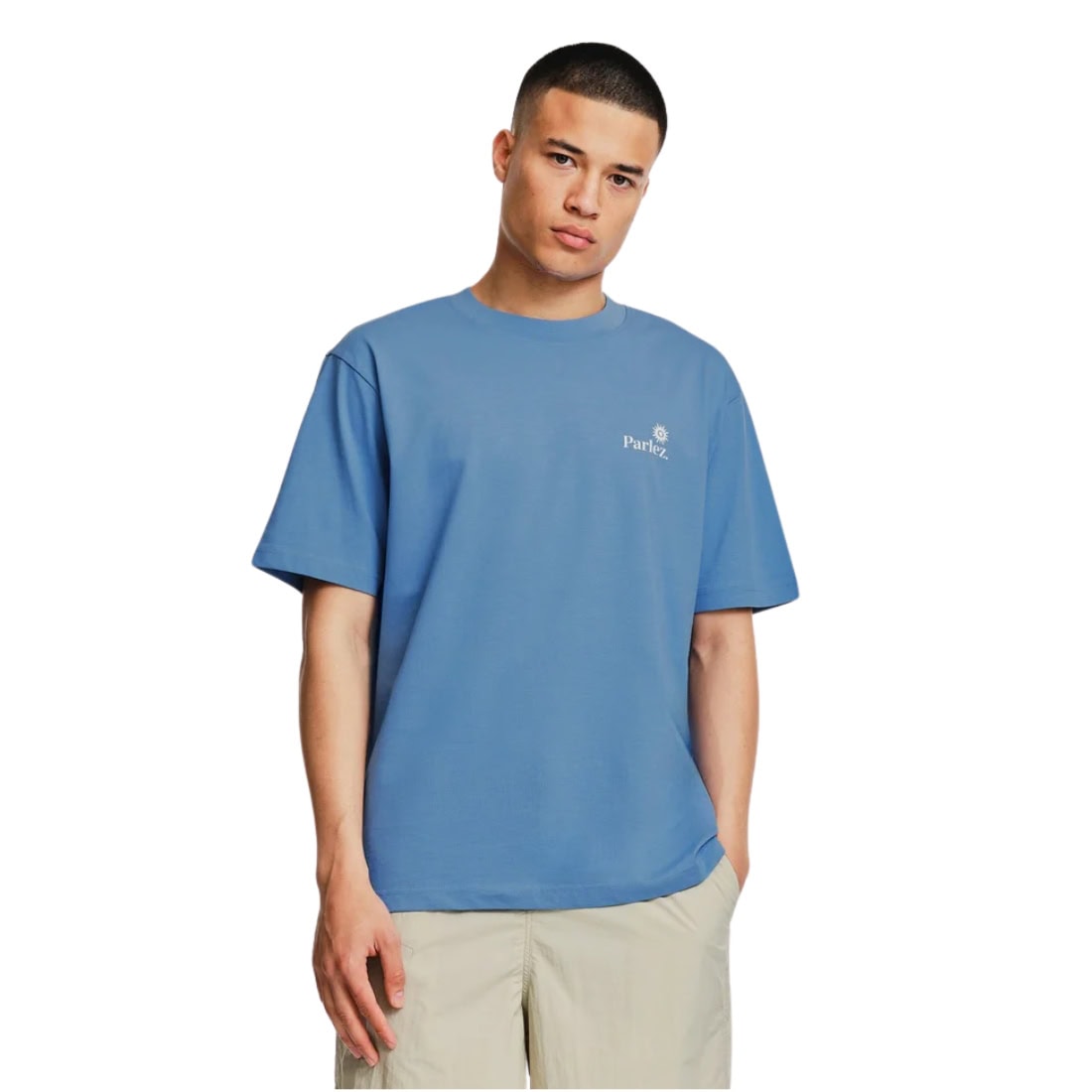 Parlez Ardor T-Shirt - Azure - Mens Graphic T-Shirt by Parlez