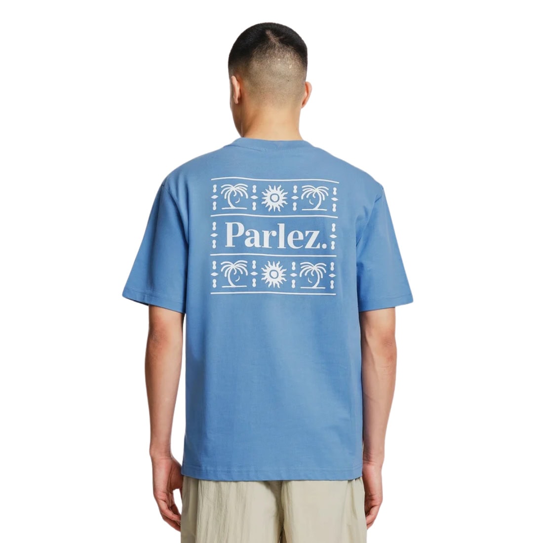 Parlez Ardor T-Shirt - Azure - Mens Graphic T-Shirt by Parlez