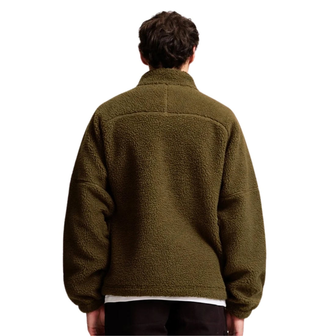 Parlez Ascend Fleece - Moss - Mens Zip Up Hoodie by Parlez