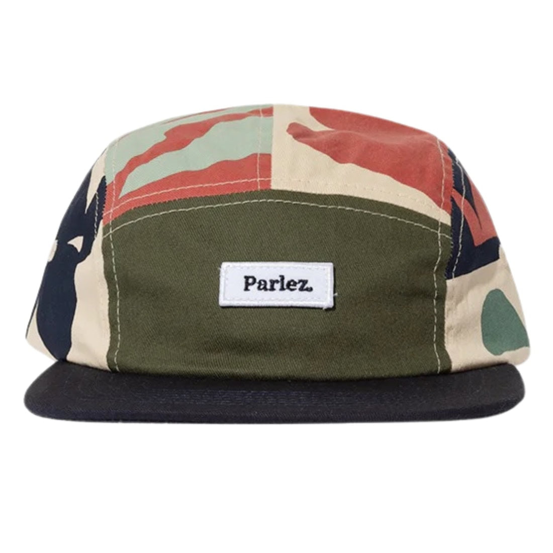 Parlez Auden 5 Panel Cap - Multi - 5 Panel Cap by Parlez One Size