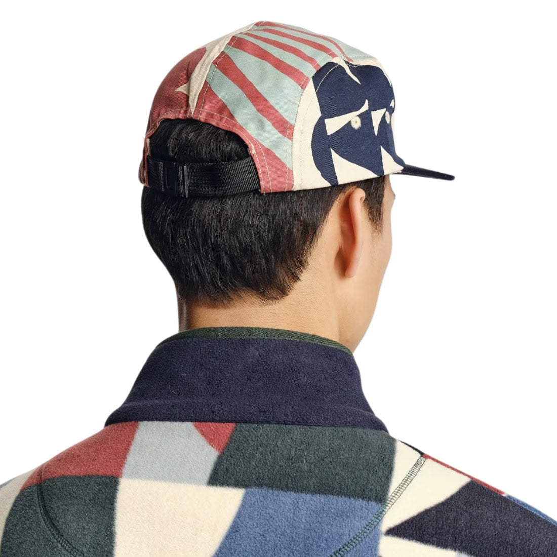 Parlez Auden 5 Panel Cap - Multi - 5 Panel Cap by Parlez One Size