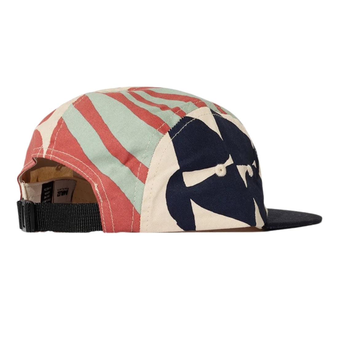 Parlez Auden 5 Panel Cap - Multi - 5 Panel Cap by Parlez One Size