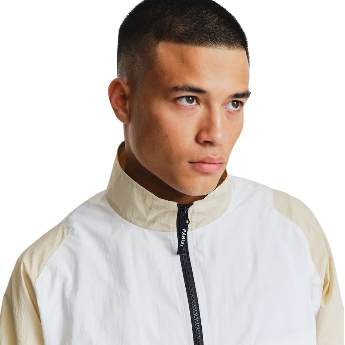 Parlez Breeze Jacket - White - Mens Windbreaker/Rain Jacket by Parlez