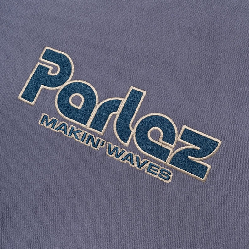 Parlez Campus Oversize Sweater - Purple Haze - Mens Crew Neck Sweatshirt by Parlez