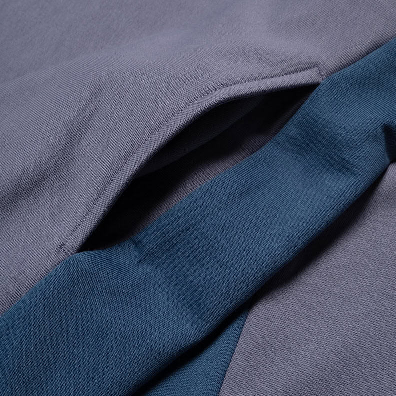 Parlez Campus Oversize Sweater - Purple Haze - Mens Crew Neck Sweatshirt by Parlez